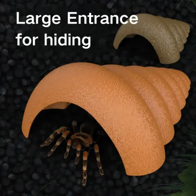 Reptile decor hideaway for terrarium landscaping