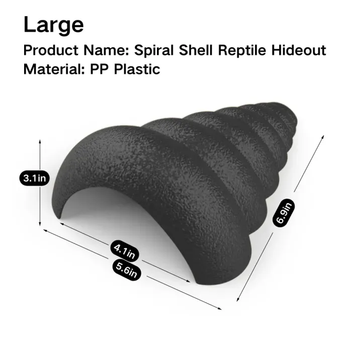 Realistic reptile hideout for naturalistic enclosures