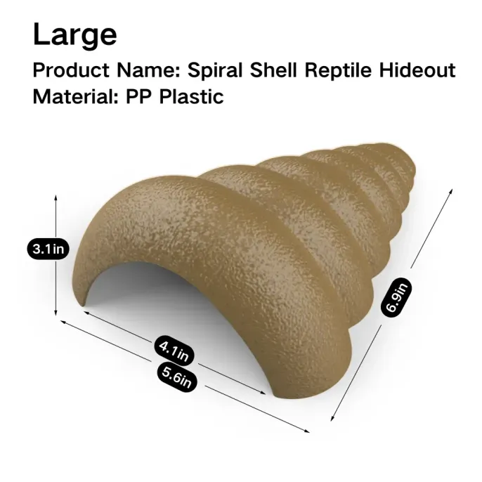 Reptile enclosure accessory for comfortable hiding spaces