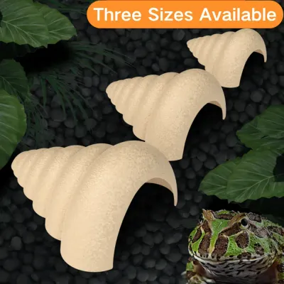 Durable plastic hideout for spiders, geckos, and lizards