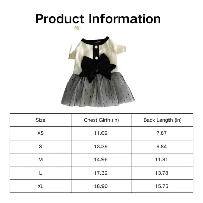 summer dog dress size summer dog dress size