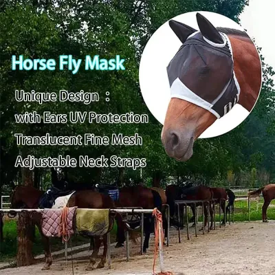 Mesh Fly Mask Lightweight Fly Mask
