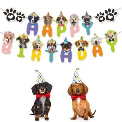  Pet Theme Happy Birthday Banner