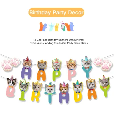 Cat Party Banner