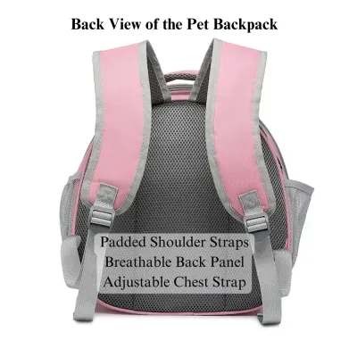 Adjustable Straps Adjustable Straps Transparent Pet Backpack