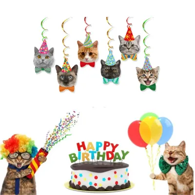 Backdrop Cat Party banner