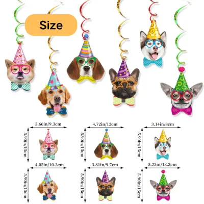 Dog Face Party Banners Dog Face Party Banners