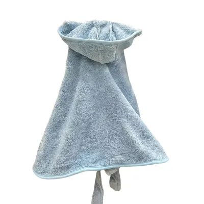 blue Pet Bathrobe blue Pet Bathrobe