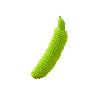 Durable Chew Resistant Cucumber Shape Chew Toy for Dogs