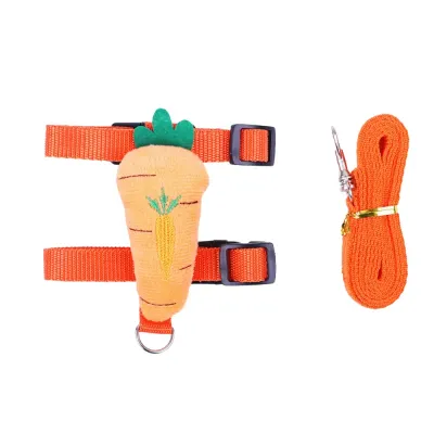 carrot shape rabbit harness set carrot shape rabbit harness set