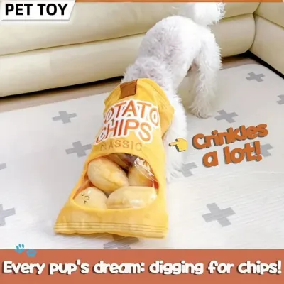 Durable Potato Chips Snuffle & Chew Toy for Dogs Interactive toy Durable Potato Chips Snuffle & Chew Toy for Dogs