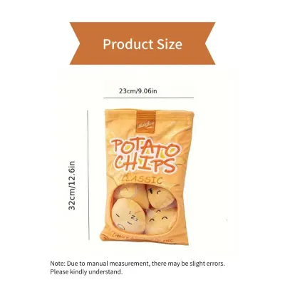 Durable Potato Chips Snuffle & Chew Toy for Dogs size Durable Potato Chips Snuffle & Chew Toy for Dogs