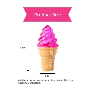 Interactive Cooling Ice Cream Shaped Water-Fillable Dog Toy size Interactive Cooling Ice Cream Shaped Water-Fillable Dog Toy