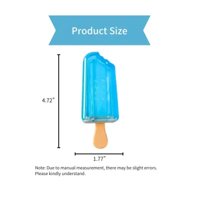 Interactive Cooling Blue Ice Cream Shaped Dog Toy size Interactive Cooling Blue Ice Cream Shaped Dog Toy