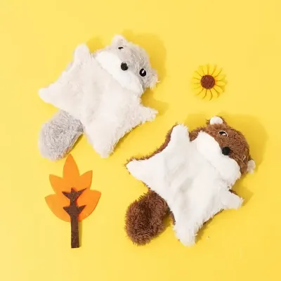 soft squeaky dog toy toss and fetch dog toy