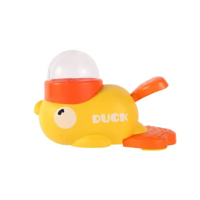 Interactive Non-Electric Yellow Duck Shaped Dog Push Toy Treat Dispenser Interactive Non-Electric Yellow Duck Shaped Dog Push Toy