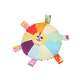 Colorful woven tape dog toy