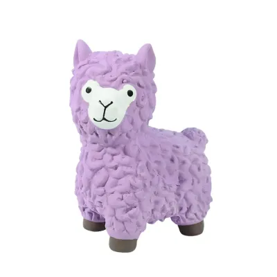 Dog Toys Durable Alpaca Shape Chew Toy with Squeaky for Dog