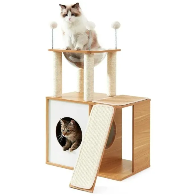 Wholesale Wooden Cat Tree Bulk
