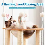 Great Wooden Cat Tree New