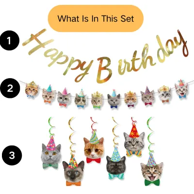 Cat Party Decor Cat Party Decor