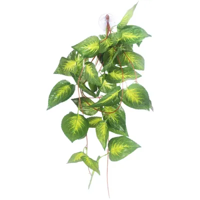 Artificial Hanging Vine Decor for Reptile Terrarium Lizard Snake Tank (1) Hanging vine plant for terrarium decoration