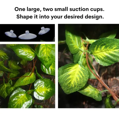 Artificial Hanging Vine Decor for Reptile Terrarium Lizard Snake Tank (5) Reptile vivarium jungle theme accessories