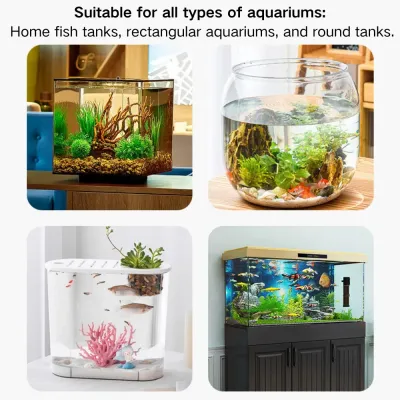 Sunken barrel aquarium decor for realistic underwater scenery (4) Suitable for freshwater and saltwater aquariums