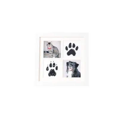 Dog Pet Paw Print Picture Frame Dog Pet Paw Print Picture Frame