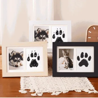 Dog Paw Print Picture Frame