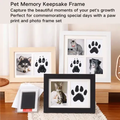 New Pet Paw Print Picture Frame
