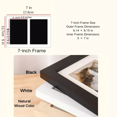 Cat Pet Paw Print Picture Frame