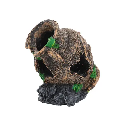 Resin hideout ornament ideal for fish and shrimp shelter (4) Adds a natural, ancient shipwreck vibe to aquascaping