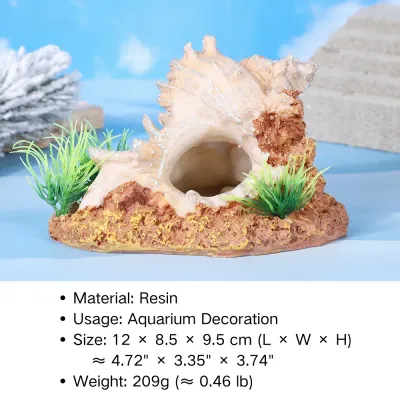 Fish tank decoration suitable for fresh or saltwater