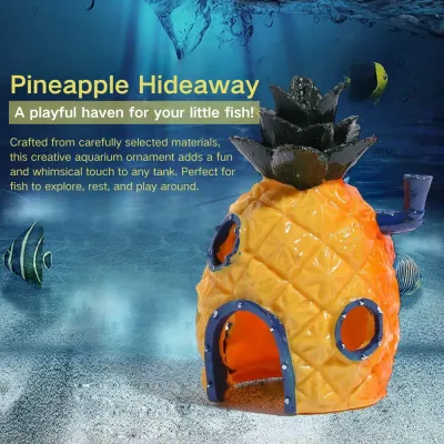 Provides secure hiding space for aquatic creatures to reduce stress