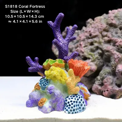 Resin coral decorations perfect for online aquarium shops
