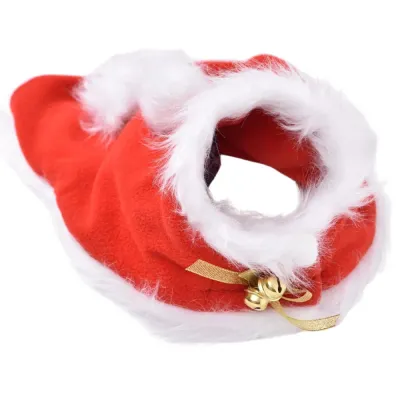 Pet Red Christmas Cape