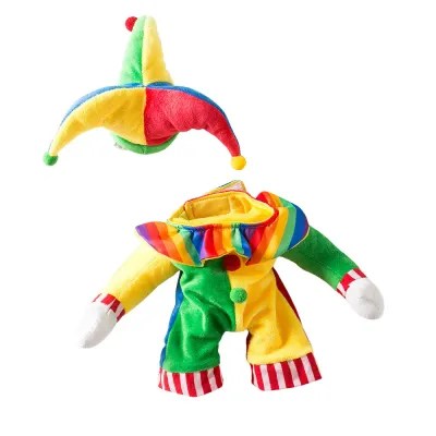 Clown Pet Halloween Outfit Clown Pet Halloween Outfit
