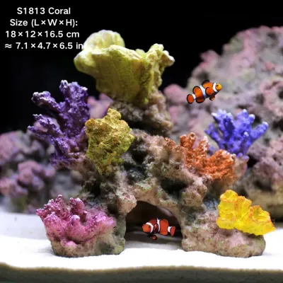 Easy to pair with other resin ornaments for full reef sets