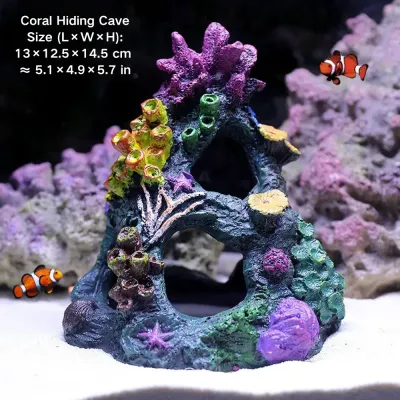 Non-toxic material with minimal water impact (3) Low maintenance decor that supports tank aesthetics