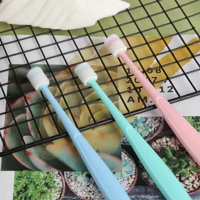 dog teeth cleaning brush silicone bristle pet brush