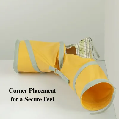 cage tunnel for rabbits pet cage decor tunnel