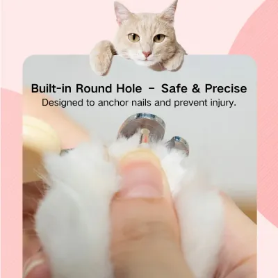 1PC Safe Pet Nail Clipper with Heart Decor safe clipper 1PC Safe Pet Nail Clipper with Heart Decor