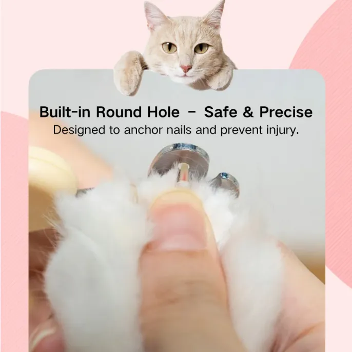 1PC Safe Pet Nail Clipper with Heart Decor safe clipper 1PC Safe Pet Nail Clipper with Heart Decor