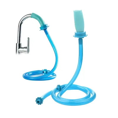 1pc Silicone Connector Shower Hose for Pet Bathing 1PC Silicone Connector Shower Hose for Pet Bathing