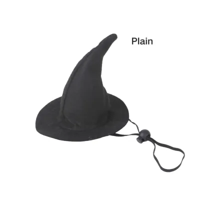 Oem Black Pet Wizard Hat