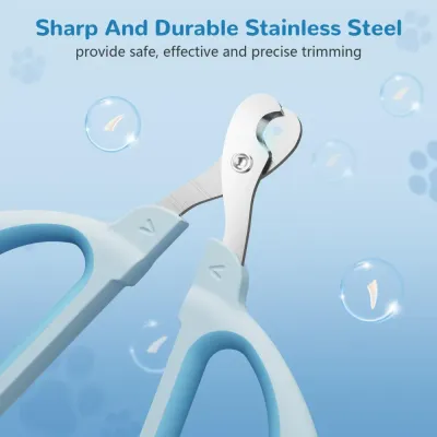 Professional Cat Claw Clipper with Safe Positioning Hole stainless Professional Cat Claw Clipper with Safe Positioning Hole