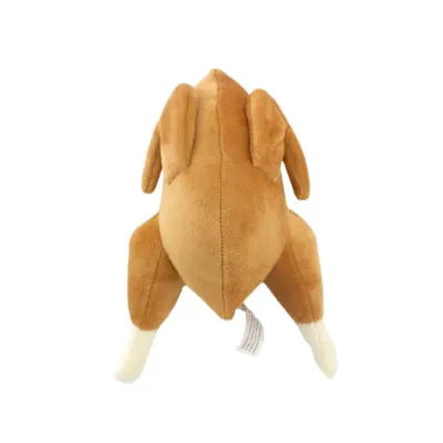 Roast Chicken Plush Squeaky Stuffed Chew Toy for Dogs