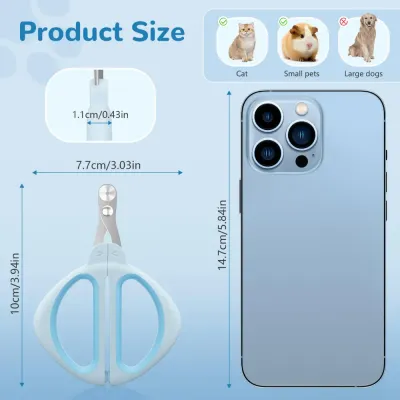 Professional Cat Claw Clipper with Safe Positioning Hole size Professional Cat Claw Clipper with Safe Positioning Hole