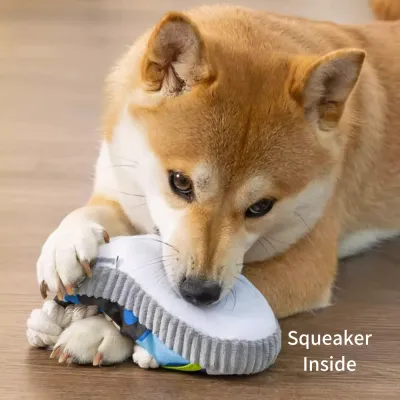 Sneakers Canvas Shoes Shape Dog Chew Toys tough chew toys Sneakers Canvas Shoes Shape Dog Chew Toys